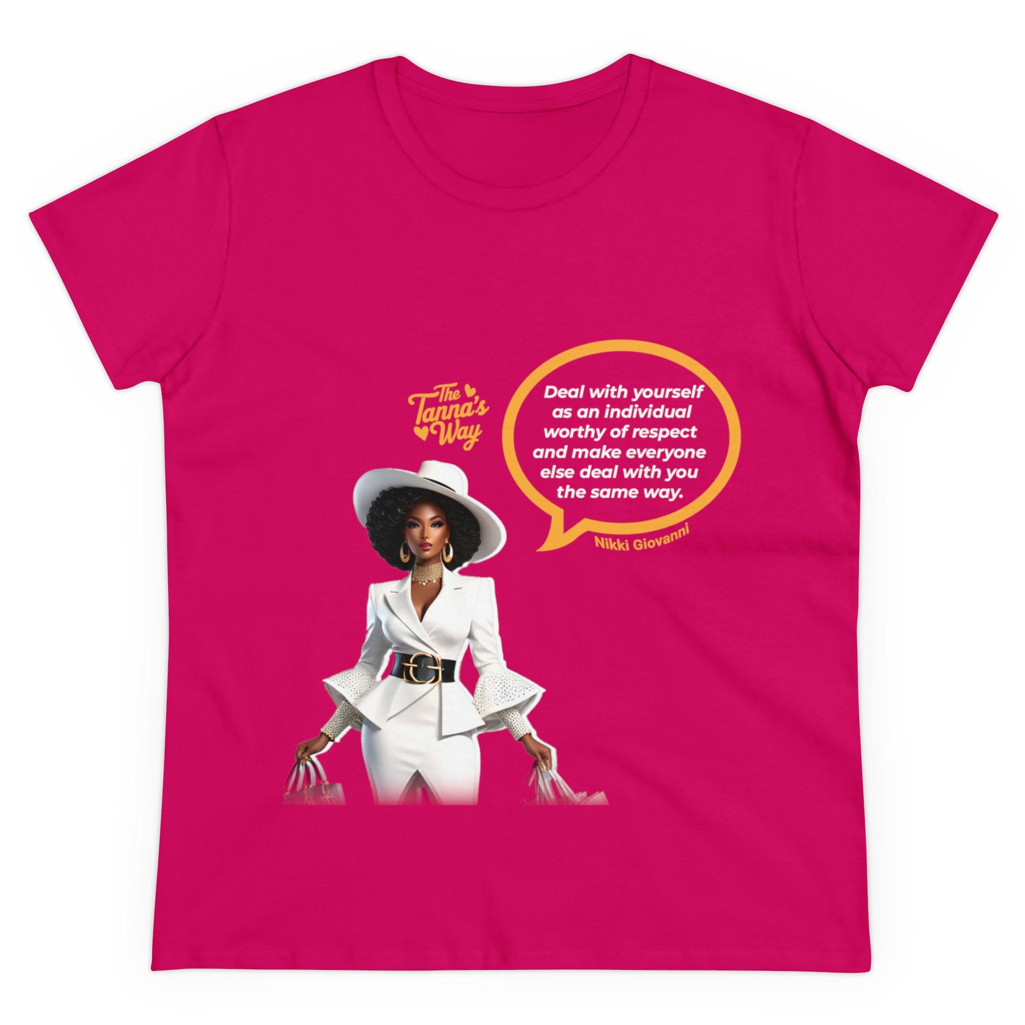 Nikki Giovanni Women's Midweight Cotton Tee